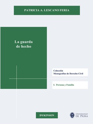 cover image of La guarda de hecho